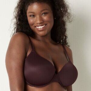 Victoria’s Secret PINK Maroon Wear Everywhere Lightly Lined Underwire Bra